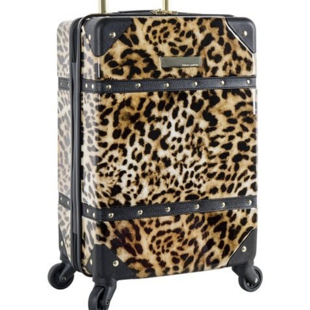 Vince Camuto Indigoh 18" Leopard Print Hardside Spinner